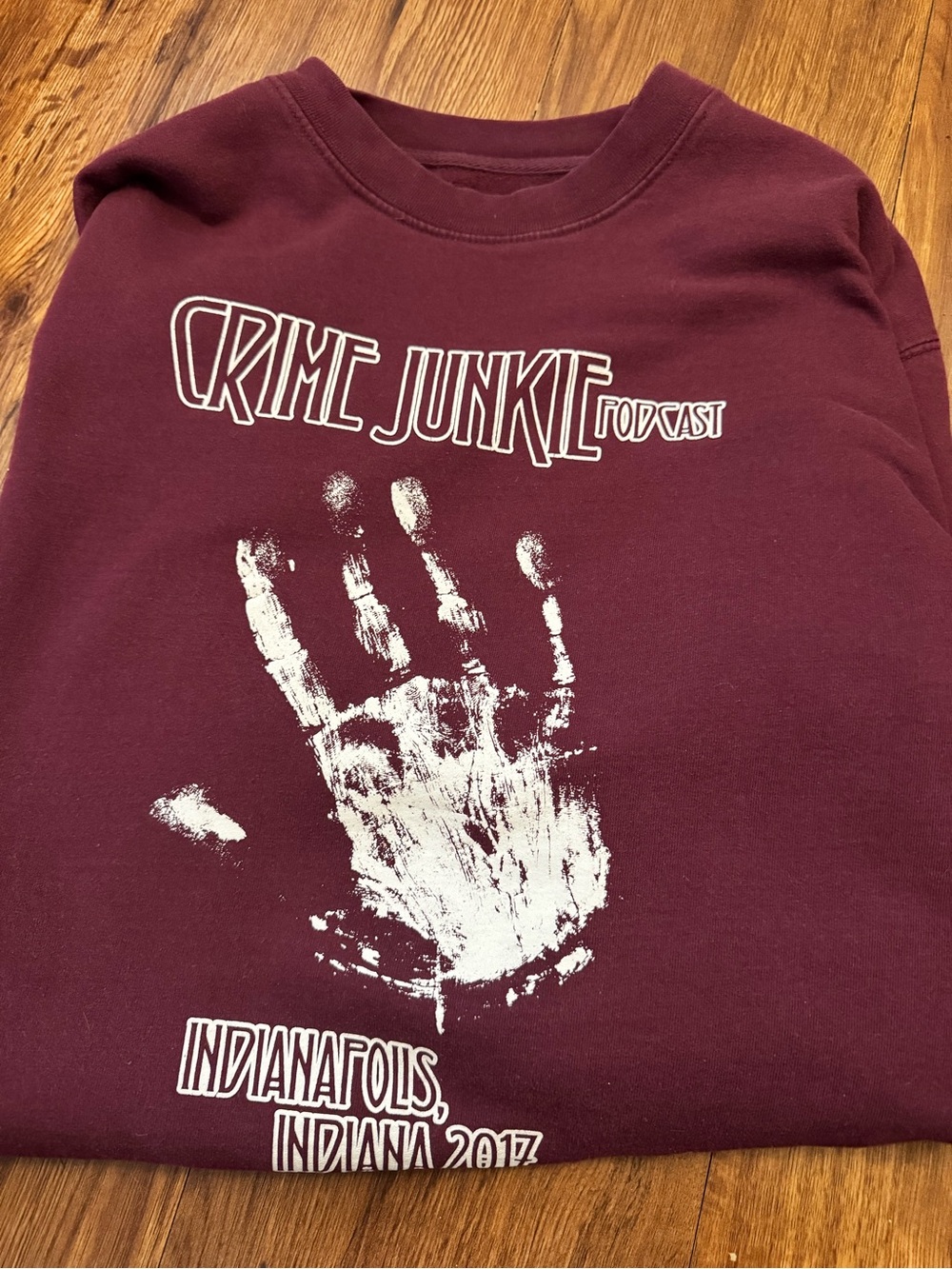 Maroon Crewneck Sweatshirt - Picture 2 of 2